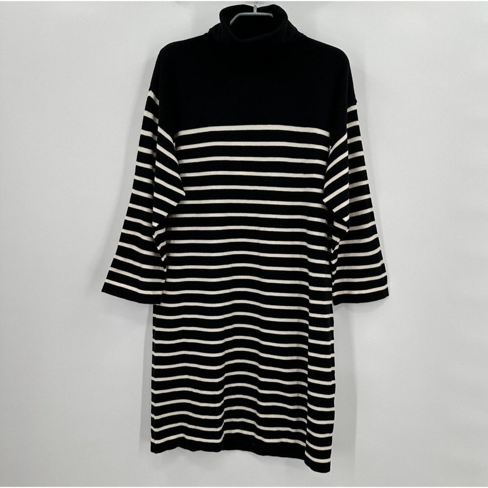 Pomander Place by Tuckernuck Striped Durand Turtleneck Dress sz XS NWT